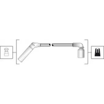 Kit de câbles d'allumage MAGNETI MARELLI 941318111292
