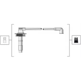 Kit de câbles d'allumage MAGNETI MARELLI 941318111279