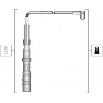 Kit de câbles d'allumage MAGNETI MARELLI 941318111298