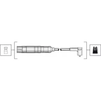 Kit de câbles d'allumage MAGNETI MARELLI 941318111282