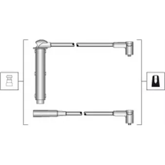 Kit de câbles d'allumage MAGNETI MARELLI 941318111295