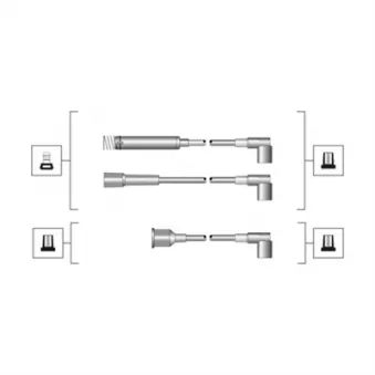Kit de câbles d'allumage MAGNETI MARELLI 941319170110