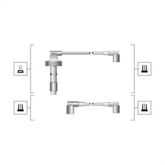 Kit de câbles d'allumage MAGNETI MARELLI 941319170116