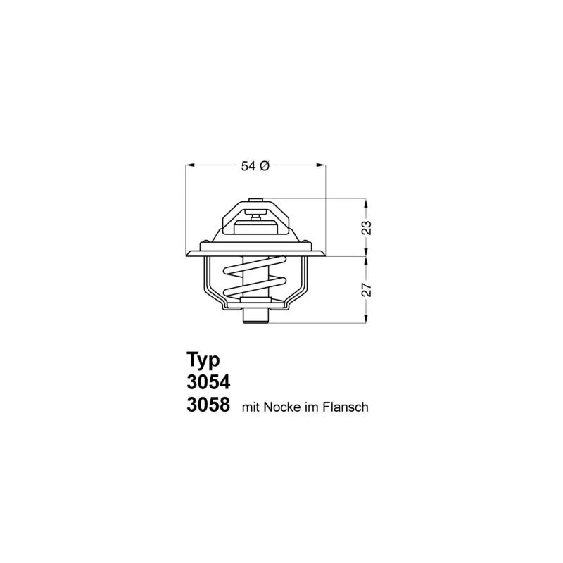 Thermostat d'eau WAHLER 3054.92D