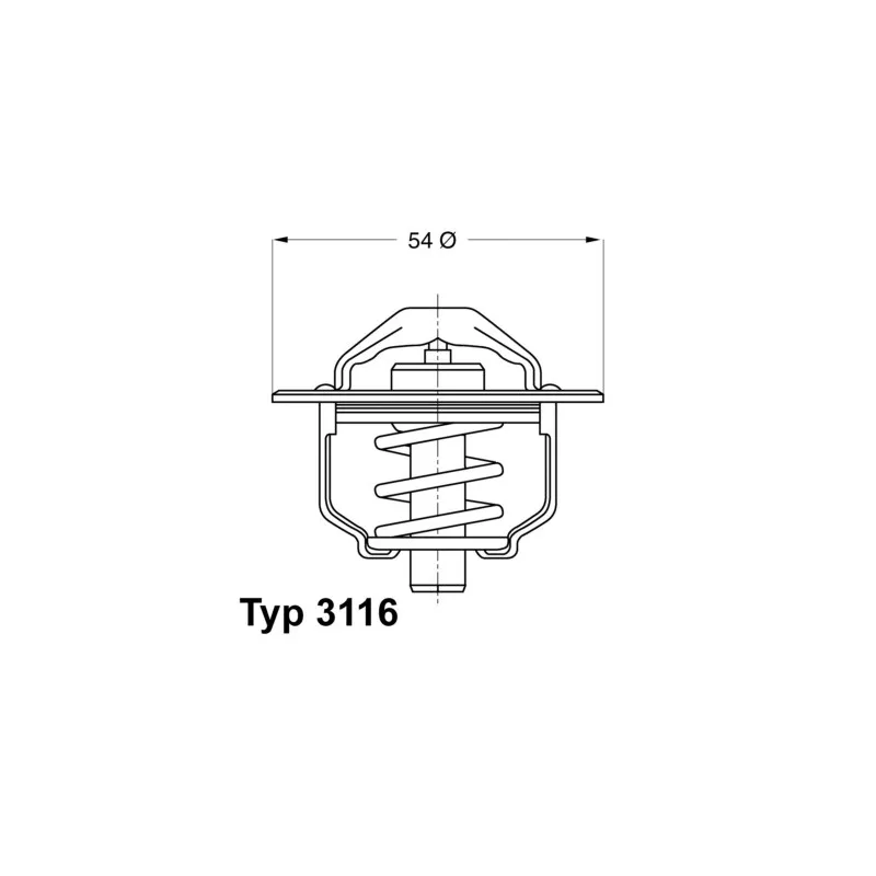 Thermostat d'eau WAHLER 3116.82D