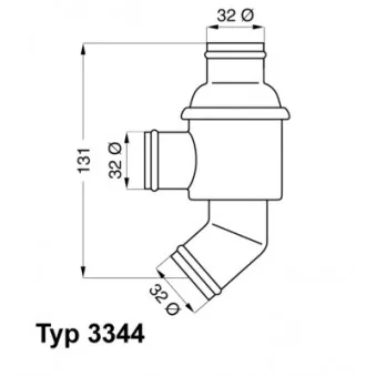 Thermostat d'eau WAHLER 3344.75