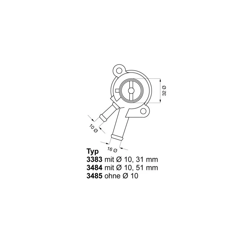 Thermostat d'eau WAHLER 3484.87D