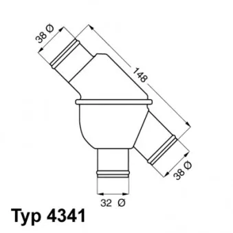 Thermostat d'eau WAHLER 4341.80