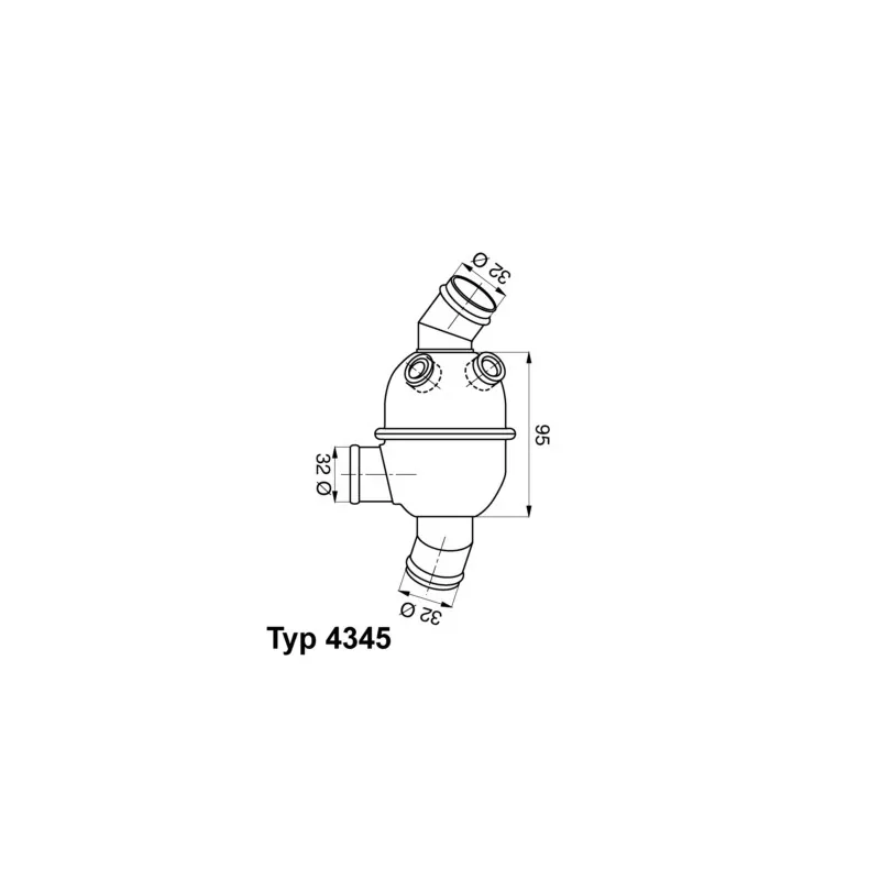 Thermostat d'eau WAHLER 4345.80