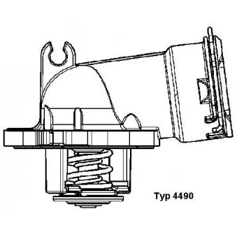 Thermostat d'eau WAHLER 4490.87D