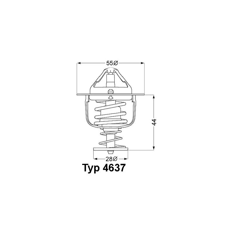 Thermostat d'eau WAHLER 4637.88D