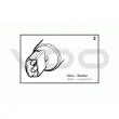 Pompe d'eau de nettoyage, nettoyage des vitres Continental VDO 246-075-044-001Z - Visuel 2