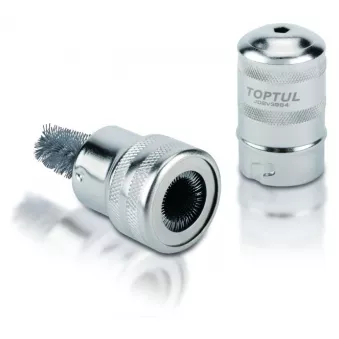 Brosse métallique, nettoyage des cosses de batterie TOPTUL JDBV3984