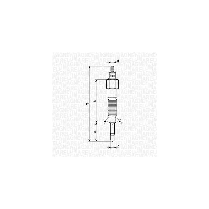 Bougie de préchauffage MAGNETI MARELLI 062900142304