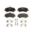 Jeu de 4 plaquettes de frein avant BOSCH 0 986 494 648 - Visuel 1