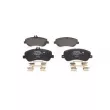 Jeu de 4 plaquettes de frein avant BOSCH 0 986 494 648 - Visuel 3