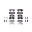 Jeu de 4 plaquettes de frein avant BOSCH 0 986 494 653 - Visuel 1