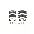 Jeu de 4 plaquettes de frein avant BOSCH 0 986 494 610 - Visuel 1