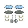 Jeu de 4 plaquettes de frein avant BOSCH 0 986 494 611 - Visuel 1
