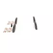 Jeu de 4 plaquettes de frein avant BOSCH 0 986 494 612 - Visuel 3