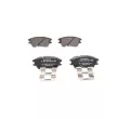 Jeu de 4 plaquettes de frein avant BOSCH 0 986 494 630 - Visuel 2