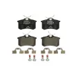 Jeu de 4 plaquettes de frein arrière BOSCH 0 986 494 621 - Visuel 1