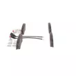 Jeu de 4 plaquettes de frein avant BOSCH 0 986 494 624 - Visuel 2