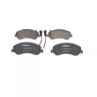 Jeu de 4 plaquettes de frein avant BOSCH 0 986 494 624 - Visuel 3