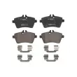 Jeu de 4 plaquettes de frein avant BOSCH 0 986 494 570 - Visuel 1