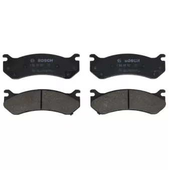 Jeu de 4 plaquettes de frein avant BOSCH 0 986 494 952