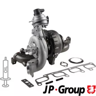 Turbocompresseur, suralimentation JP GROUP 1117404600