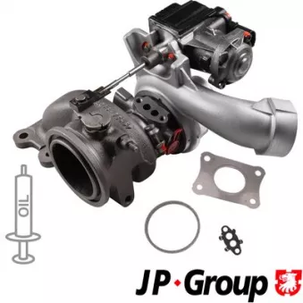 Turbocompresseur, suralimentation JP GROUP 1117407200