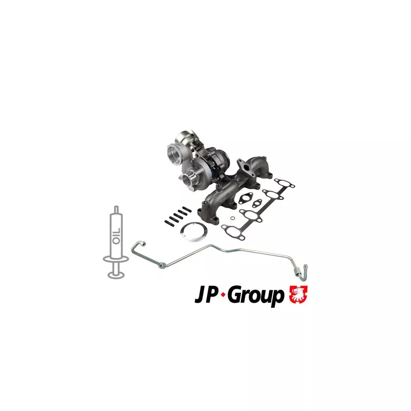 Turbocompresseur, suralimentation JP GROUP 1117800510