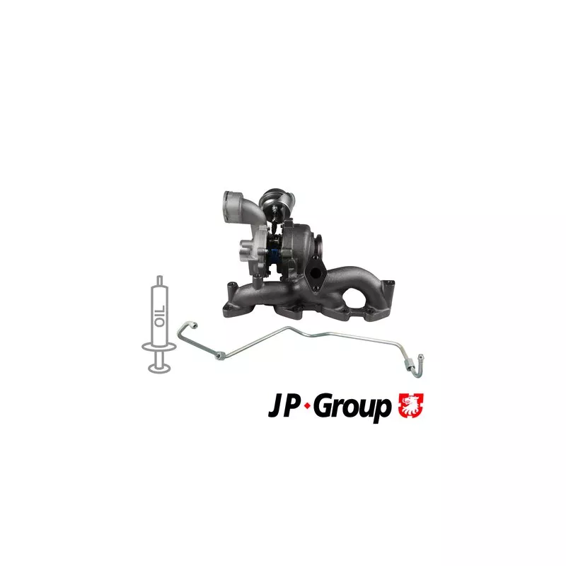 Turbocompresseur, suralimentation JP GROUP 1117800610
