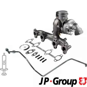 Turbocompresseur, suralimentation JP GROUP 1117800710