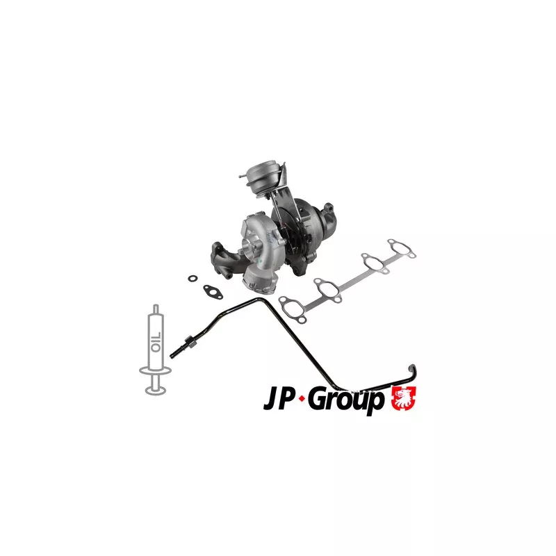 Turbocompresseur, suralimentation JP GROUP 1117800810
