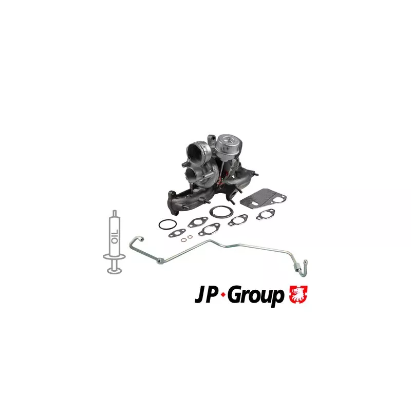 Turbocompresseur, suralimentation JP GROUP 1117801110