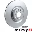 Jeu de 2 disques de frein avant JP GROUP 1163101300 - Visuel 1