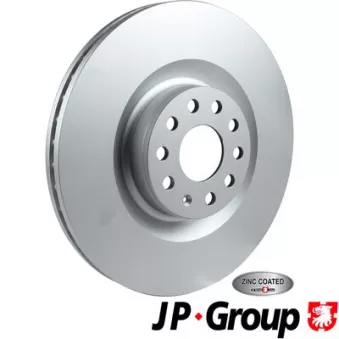 Jeu de 2 disques de frein avant JP GROUP 1163101300