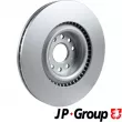 Jeu de 2 disques de frein avant JP GROUP 1163101300 - Visuel 2