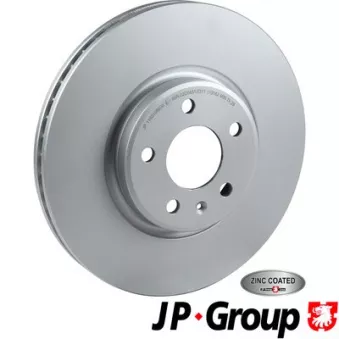 Jeu de 2 disques de frein avant JP GROUP 1163108600