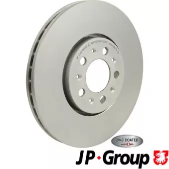 Jeu de 2 disques de frein avant JP GROUP 1163109000