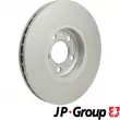 Jeu de 2 disques de frein avant JP GROUP 1163109000 - Visuel 2