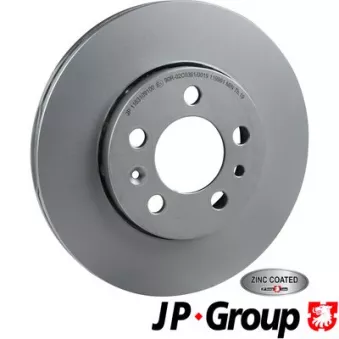 Jeu de 2 disques de frein avant JP GROUP 1163109100