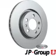 Jeu de 2 disques de frein avant JP GROUP 1163109200 - Visuel 1