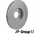 Jeu de 2 disques de frein avant JP GROUP 1163109200 - Visuel 2