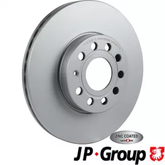 Jeu de 2 disques de frein avant JP GROUP 1163109400