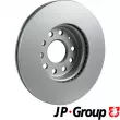 Jeu de 2 disques de frein avant JP GROUP 1163109400 - Visuel 2