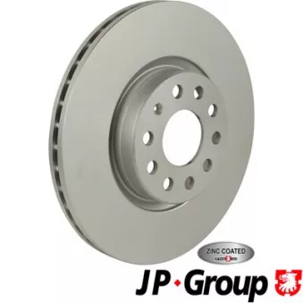 Jeu de 2 disques de frein avant JP GROUP 1163109500