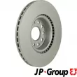 Jeu de 2 disques de frein avant JP GROUP 1163109500 - Visuel 2